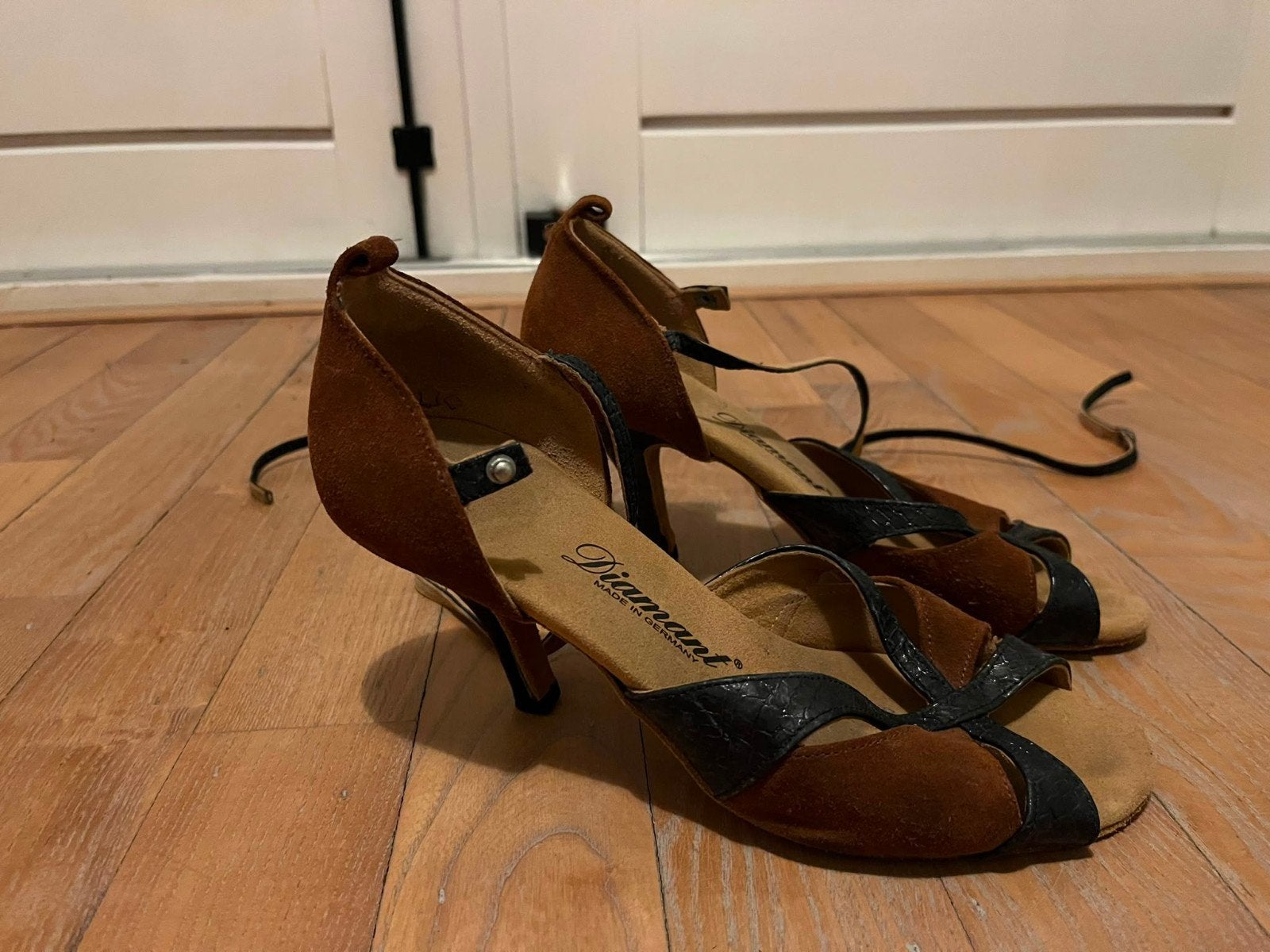 Diamant dames dansschoenen maat 39, Ophalen of Verzenden, Gebruikt, Schoenen