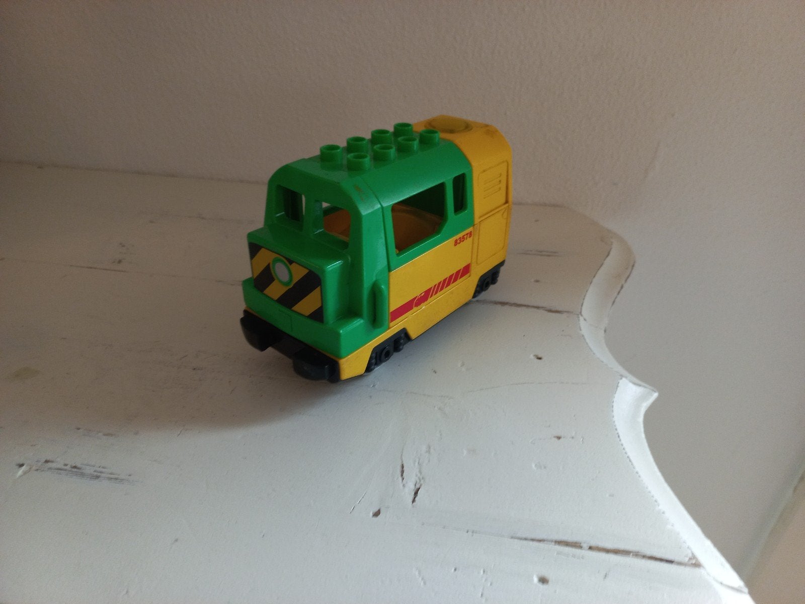 Lego Duplo Trein Locomotief Geel Groen 8379, Kinderen en Baby's, Ophalen of Verzenden, Gebruikt, Complete set, Duplo