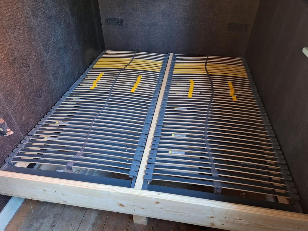 2x Bossflex 600 lattenbodem 210x90 - Zo goed als nieuw, Huis en Inrichting, Slaapkamer | Matrassen en Bedbodems, Gebruikt, 90 cm