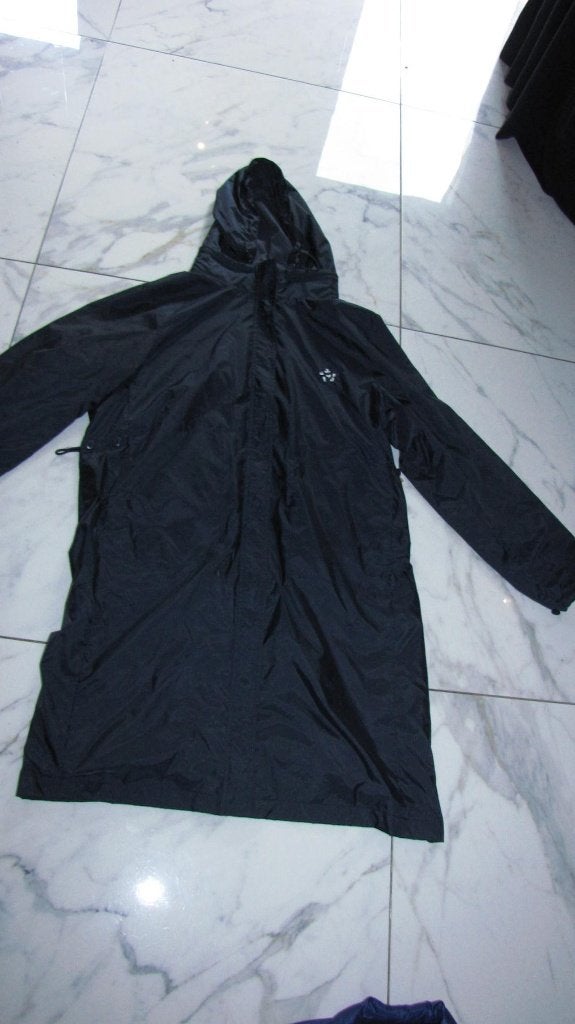 44 DONALDSON regenjas met Mickey, Ophalen of Verzenden, Zo goed als nieuw, Maat 42/44 (L), Blauw
