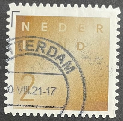 2020 Rouwzegel 2 nvph 3885 gest., Postzegels en Munten, Postzegels | Nederland, Ophalen of Verzenden, Na 1940, Gestempeld