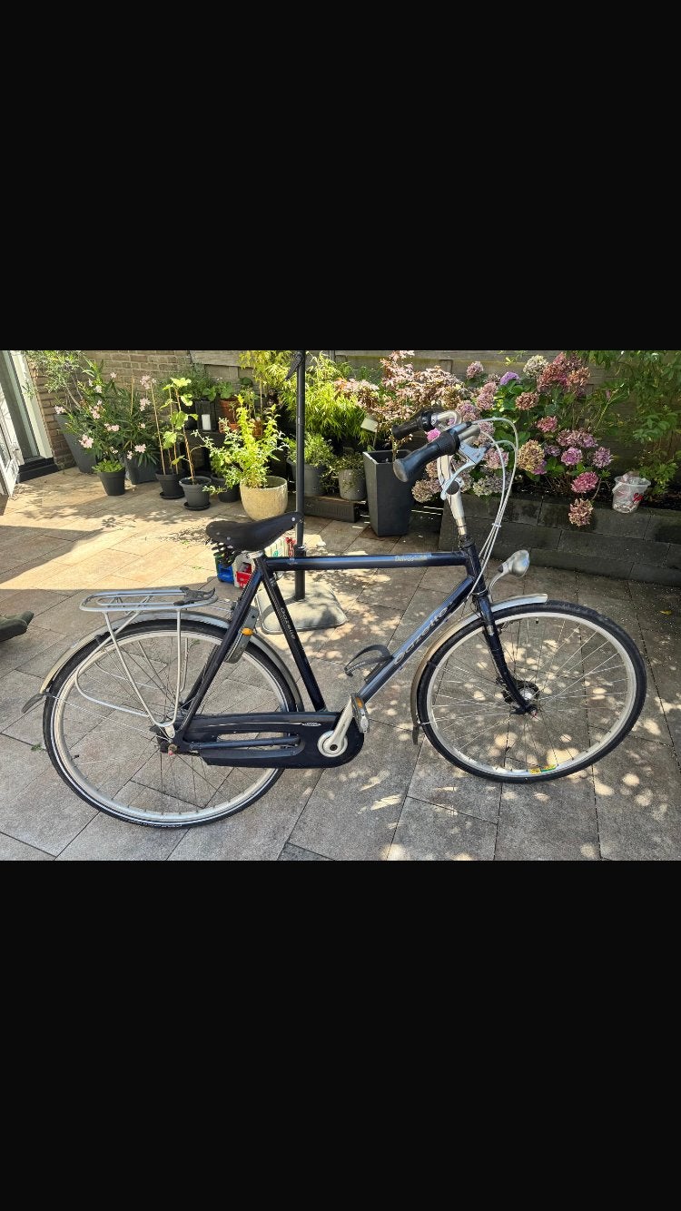 Gazelle City fiets met Brooks zadel, Fietsen en Brommers, Ophalen, Terugtraprem, Gazelle, 53 tot 56 cm