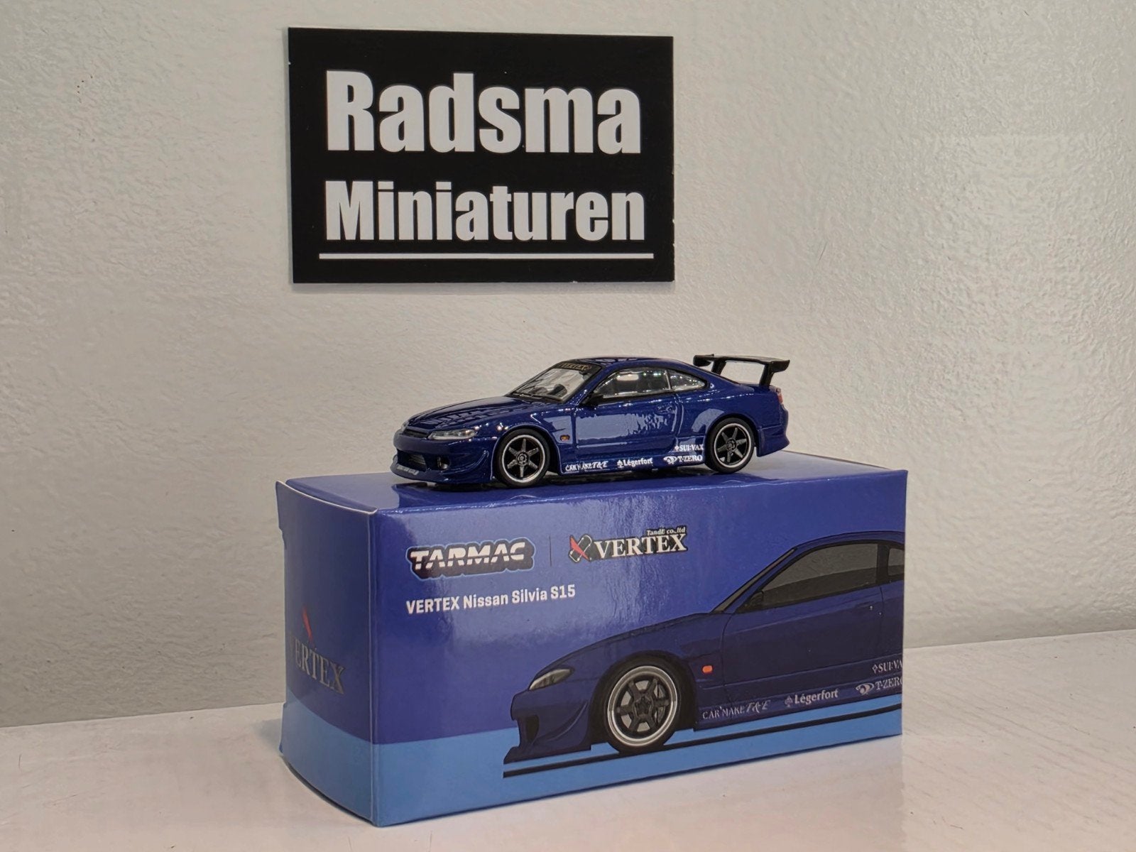Vertex Nissan Silvia S15 - Tarmac Works 1:64, Hobby en Vrije tijd, Modelauto's | Overige schalen, Tarmac Works, Auto, Nieuw, Ophalen of Verzenden