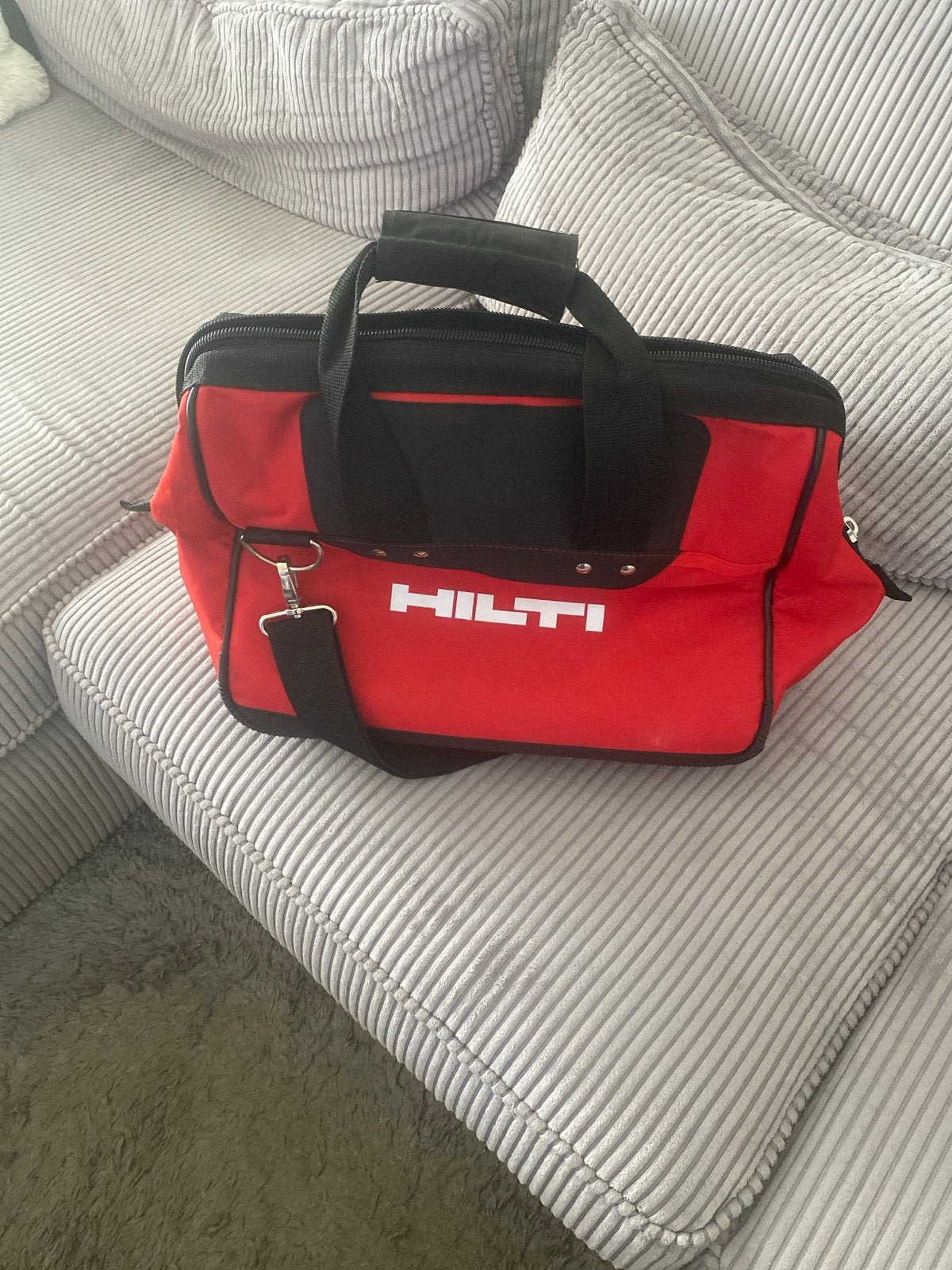 Hilti gereedschapstas / werktas - rood/zwart, Ophalen of Verzenden, Nieuw