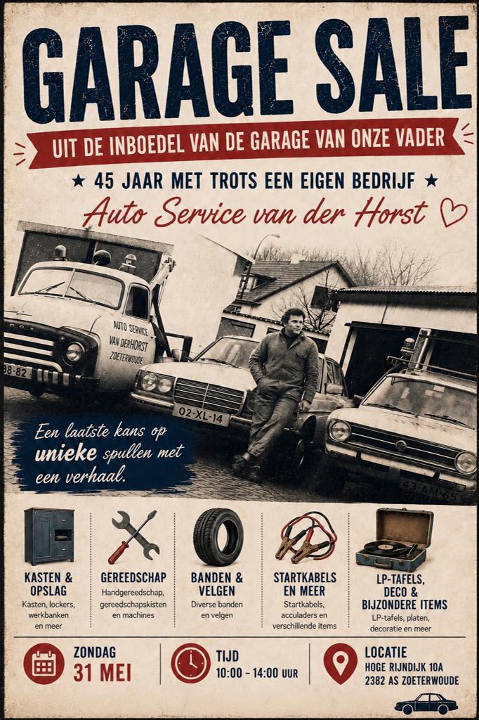 Diverse garage spullen, Ophalen, Gebruikt, Universele onderdelen