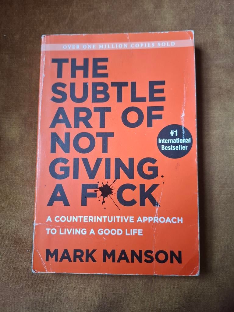 The Subtle Art of Not Giving a F*ck - Mark Manson, Ophalen of Verzenden, Gelezen, Mark Manson, Wereld overig