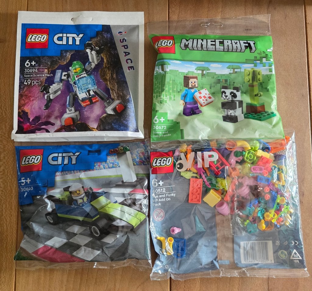 Lego GWP 30694 30672 30640 40512 - Nieuw en Sealed, Ophalen, City, Ongeopend/sealed, Lego