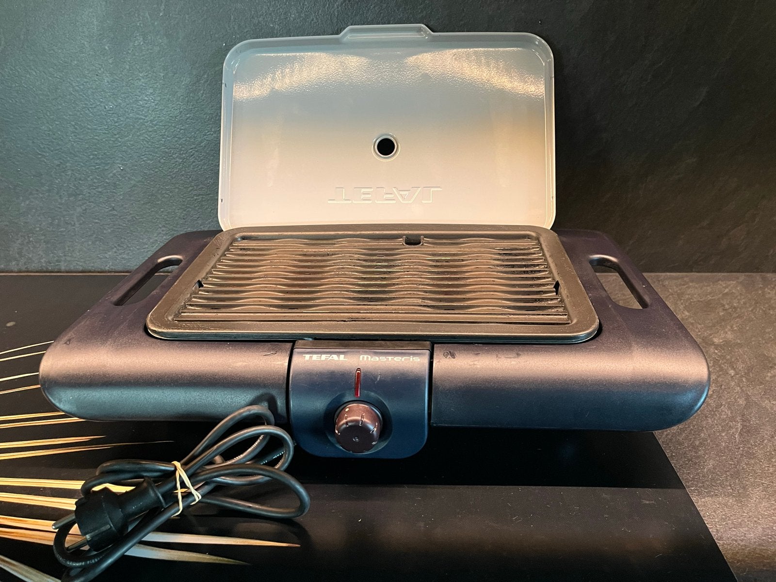 Tefal elektrische tafel BBQ, Tuin en Terras, Elektrische barbecues, Ophalen of Verzenden, Zo goed als nieuw