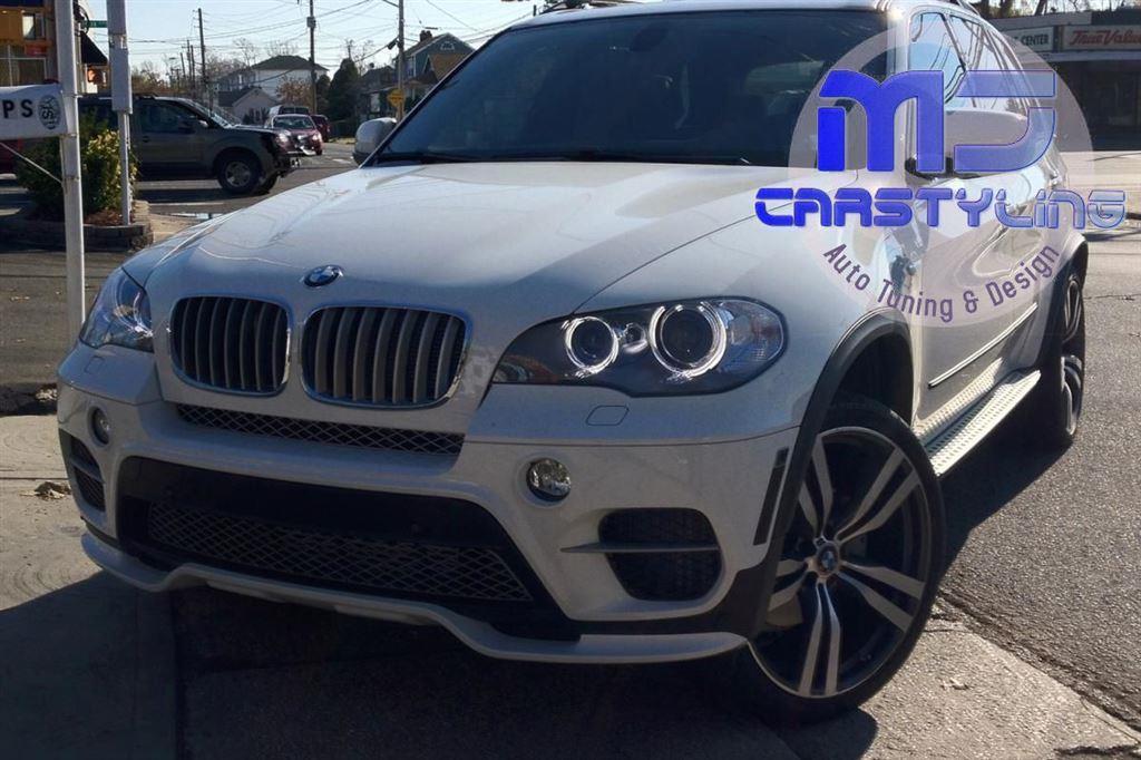 BMW X5 E70 LCI – Voorbumper spoiler [Aero look], Auto diversen, Tuning en Styling, Ophalen of Verzenden, MJ-Carstyling, Info@mj-carstyling.net