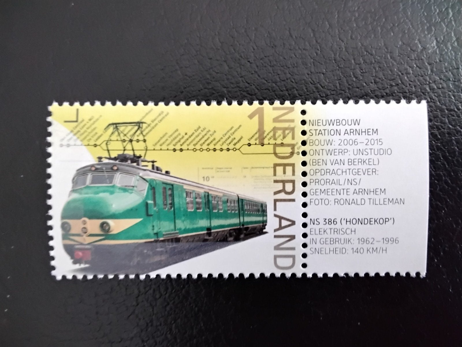 2014 NVPH 3222 Spoorwegen 175 jaar postfris met tab, Verzenden, Na 1940, Postfris