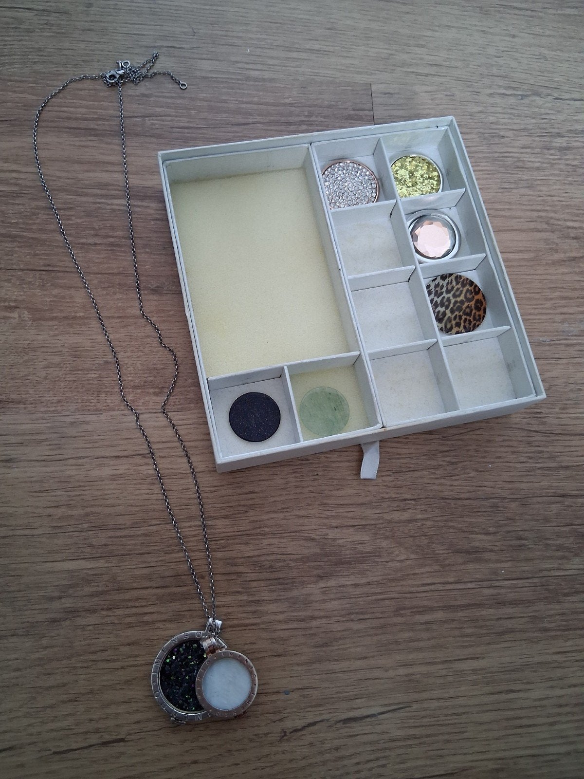 Ketting My Imenso met 2 hangers en extra munten, Ophalen of Verzenden, Gebruikt, Zilver, Met hanger