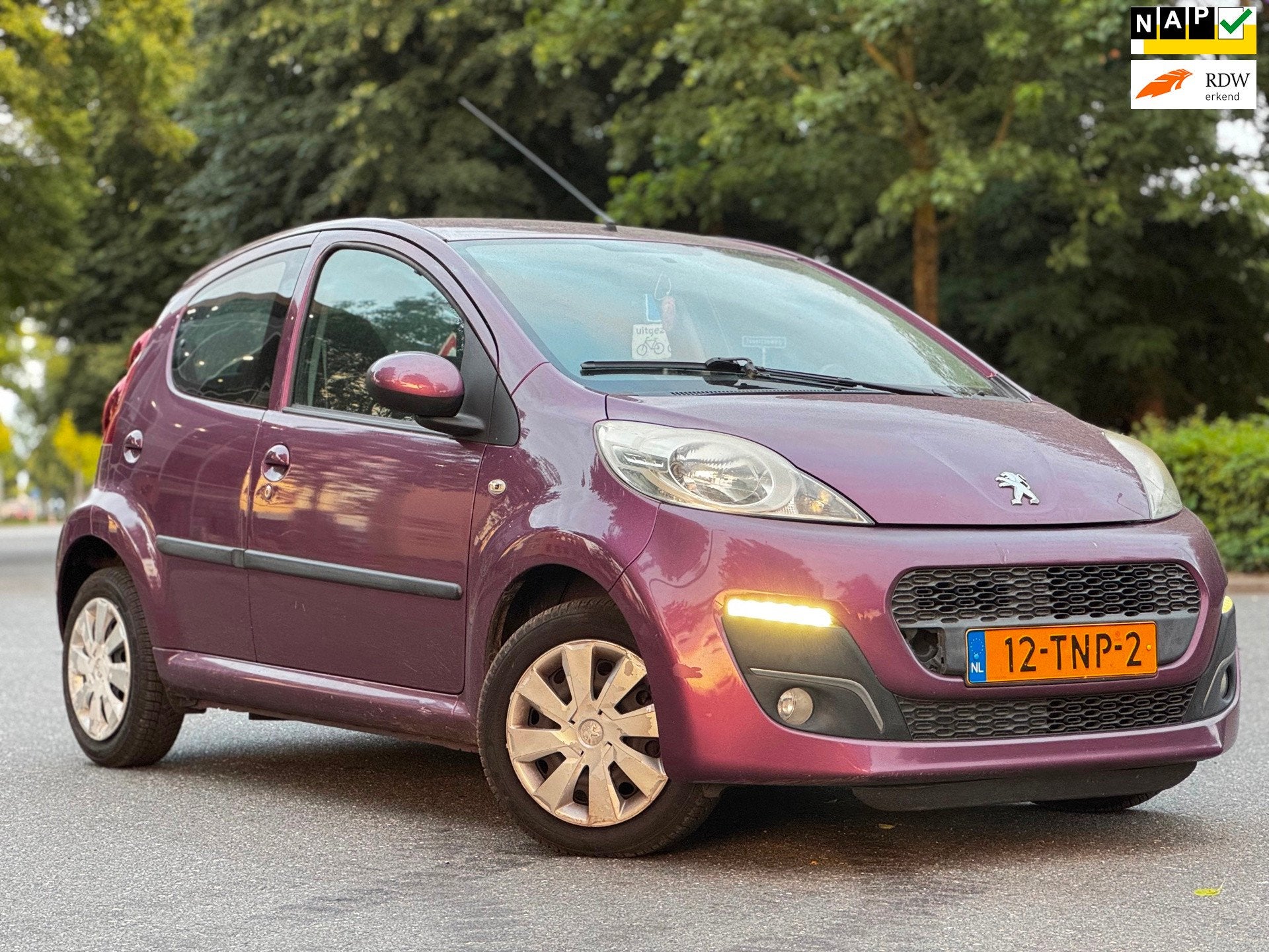 Peugeot 107 1.0 Active|LAGE KM|INRUILKOOPIE|RIJD SCHAKELT GO, Voorwielaandrijving, Euro 5, Gebruikt, Overige kleuren