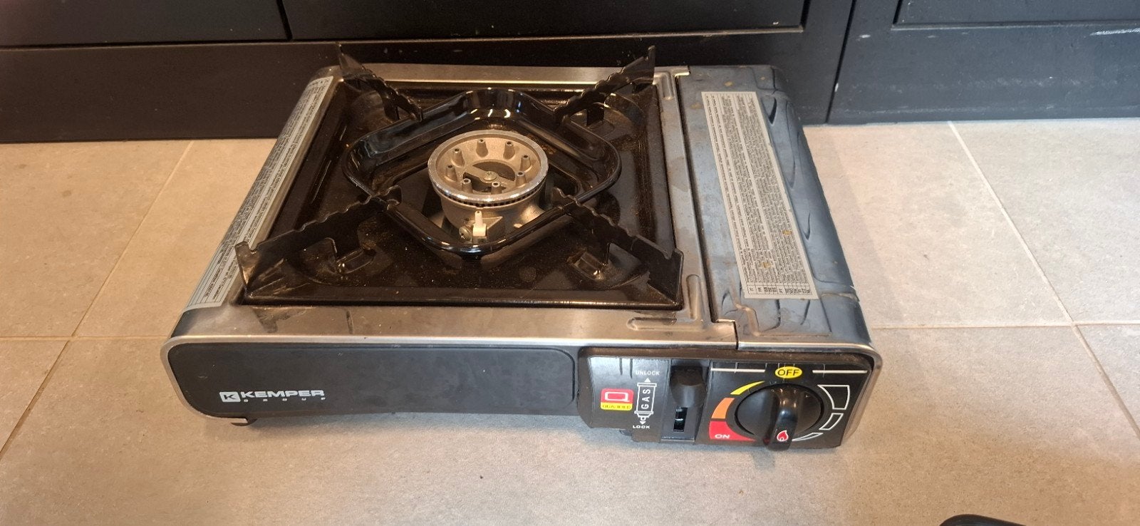 Kemper Smart draagbaar gasfornuis, Caravans en Kamperen, Kampeeraccessoires, Gebruikt, Ophalen of Verzenden
