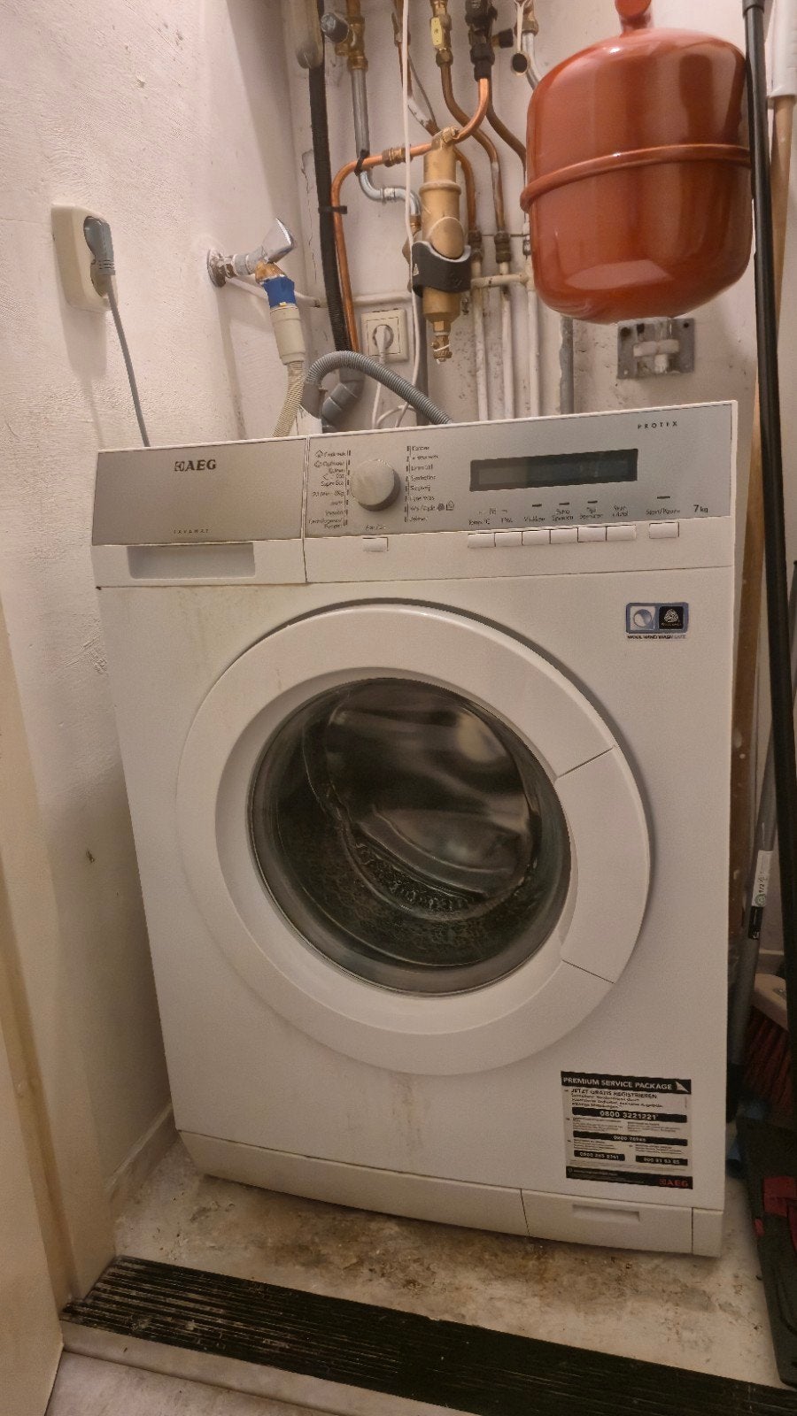 AEG Lavamat Protex 7kg Wasmachine - Gebruikt, Witgoed en Apparatuur, Wasmachines, Ophalen, Gebruikt, Voorlader, Kort programma