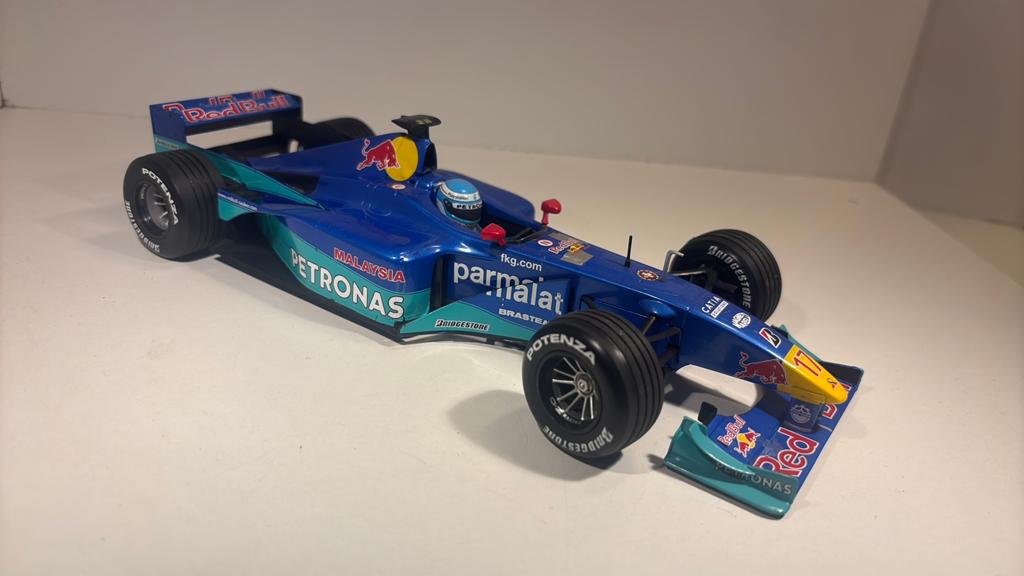 F1 red bull sauber c19 2000 minichamps 1.18, Ophalen of Verzenden, MiniChamps, A, A
