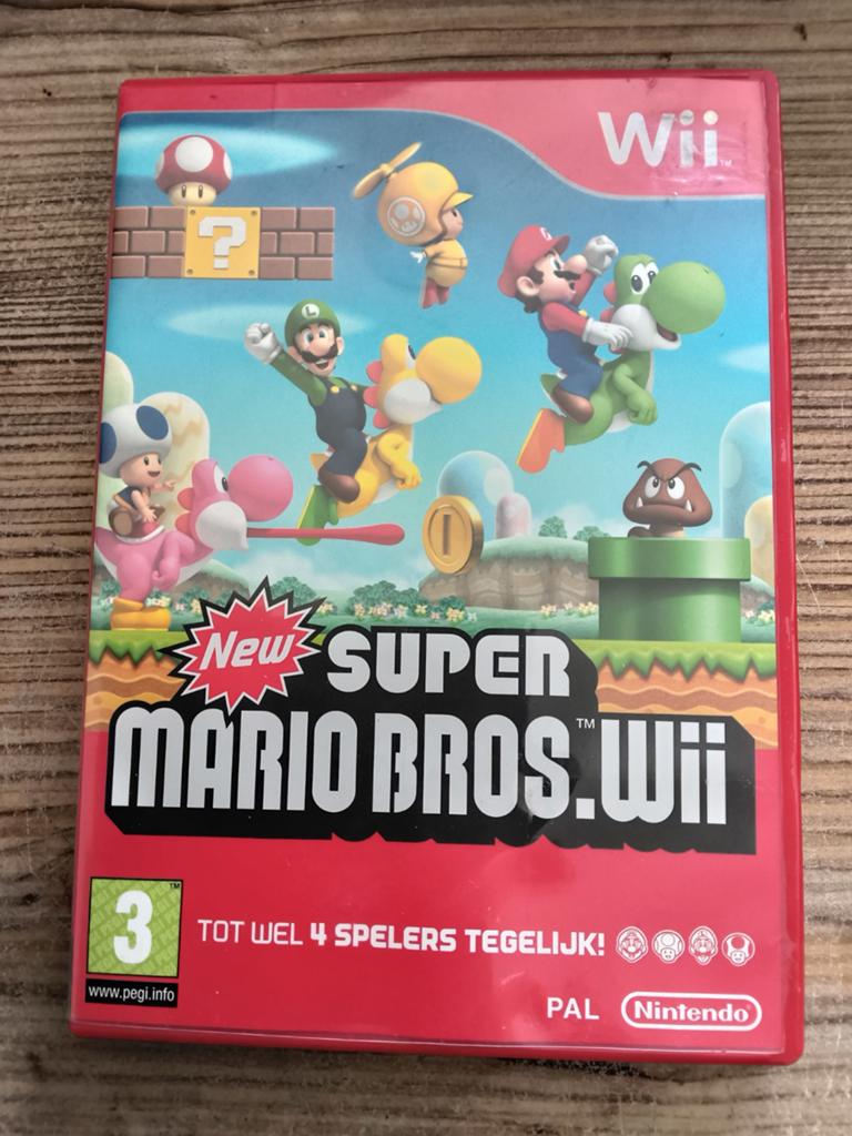 New Super Mario Bros. Wii - Klassiek Platformplezier!, Spelcomputers en Games, Games | Nintendo Wii, Zo goed als nieuw, Platform