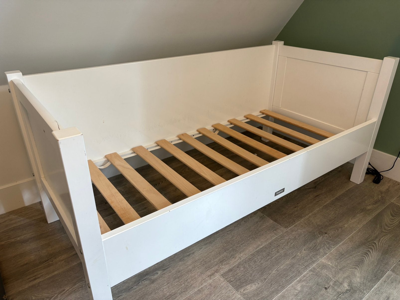 Bopita junior bed GRATIS, Kinderen en Baby's, Kinderkamer | Bedden, Ophalen, Gebruikt, 70 tot 85 cm, 140 tot 160 cm