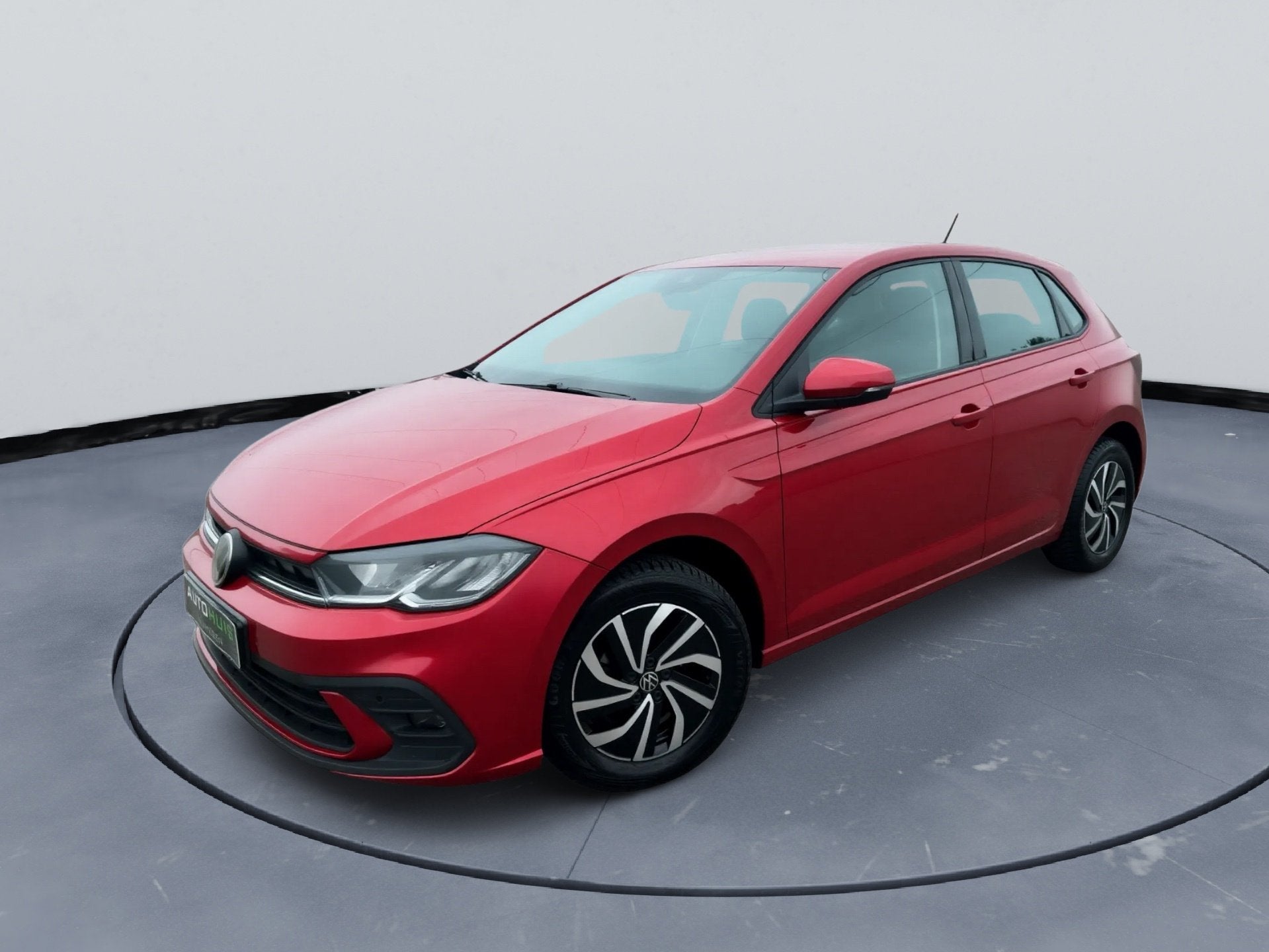 Volkswagen Polo 1.0 TSI Life DSG Kings Red Metallic Zeer com, Stof, Gebruikt, Zwart, 95 pk
