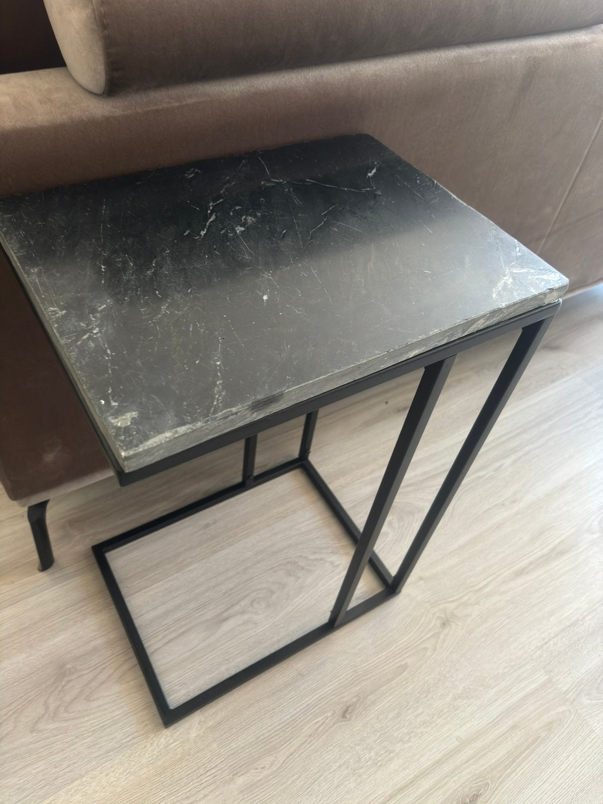 Bijzettafel, Huis en Inrichting, Ophalen, Zo goed als nieuw, Rond, 50 tot 100 cm