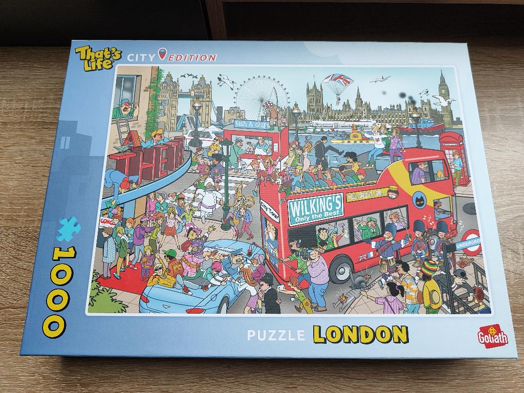 (NIEUWE) That's Life Puzzel 1000 City Edition London, Ophalen of Verzenden, 500 t/m 1500 stukjes, Nieuw, Legpuzzel