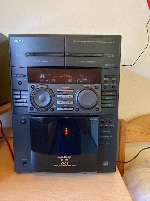 Sony HCD-FR1, MHC-FR1 mini hifi systeem met 50 cd wisselaar, Ophalen, Gebruikt, Tuner of Radio, Microset