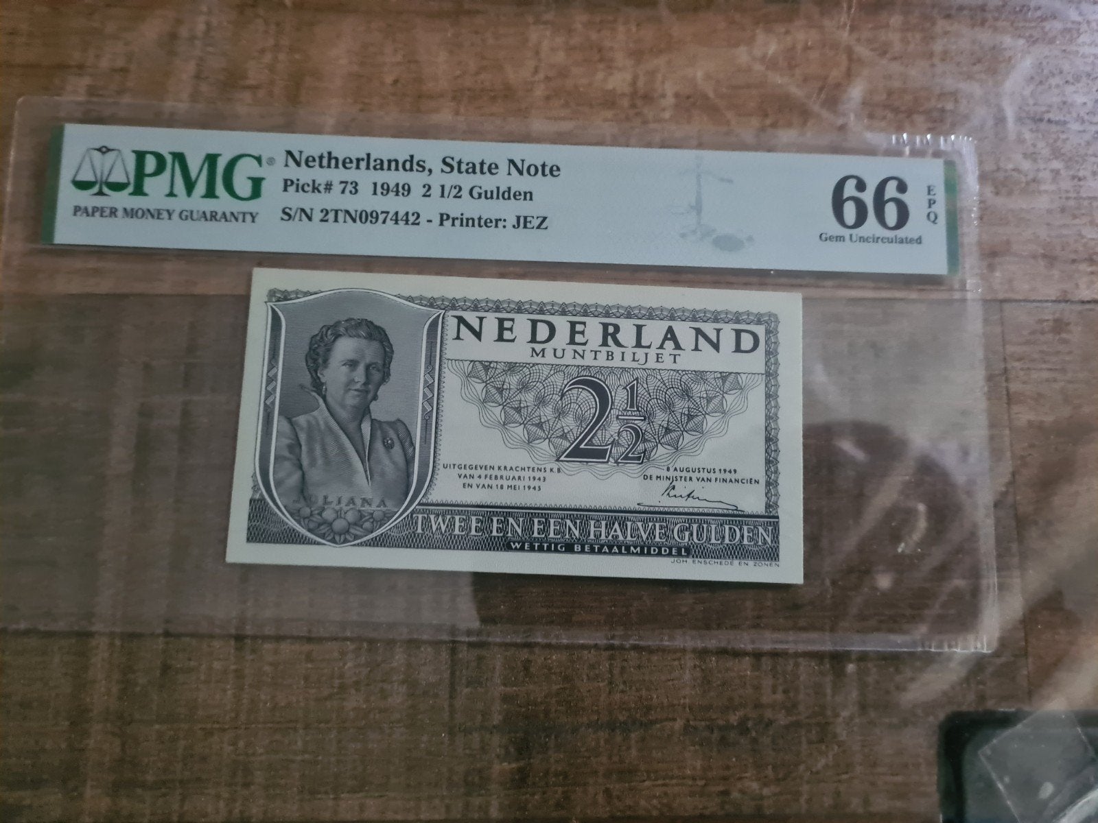 oude biljet  unc, Postzegels en Munten, Ophalen of Verzenden, 25 gulden