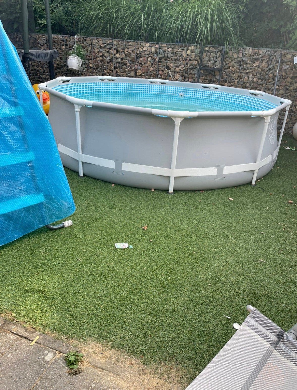 Intex zwembad met veel toebehoren oa warmtepomp, Ophalen, Zo goed als nieuw