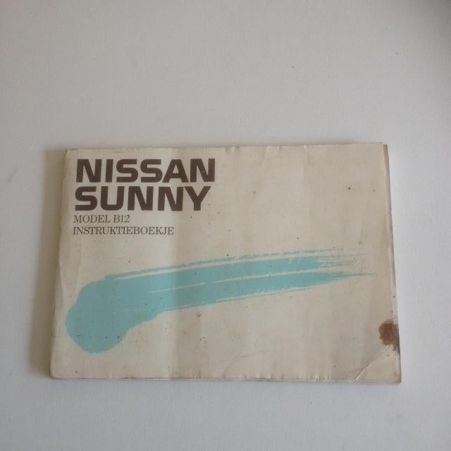 Handleiding/Instructieboekje  Nissan Sunny  B12    1989   NL, Ophalen of Verzenden