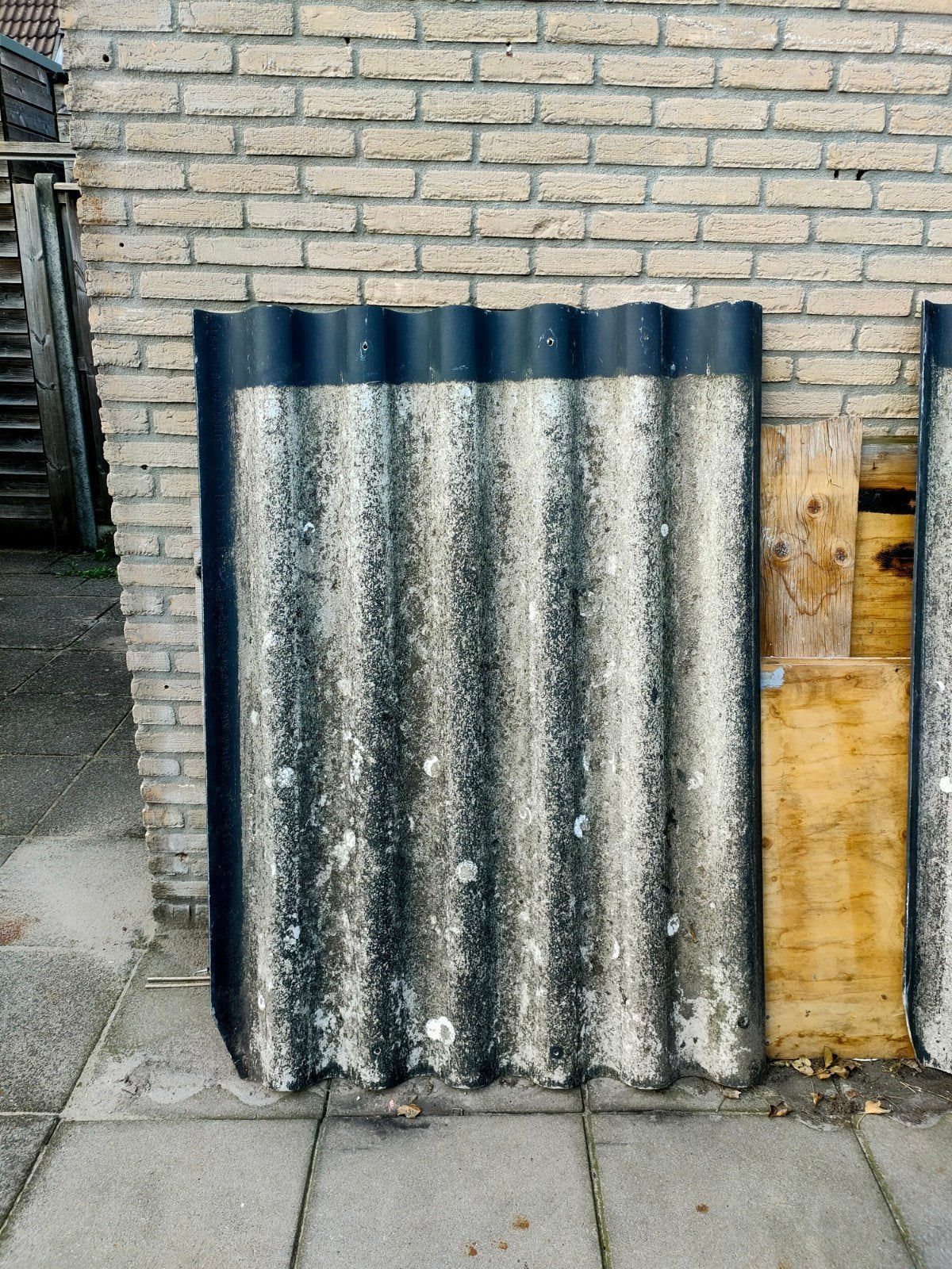 Golfplaten eterniet met nok. (asbestvrij) - 110x15, Ophalen, Overige materialen, Gebruikt, 15 m² of meer