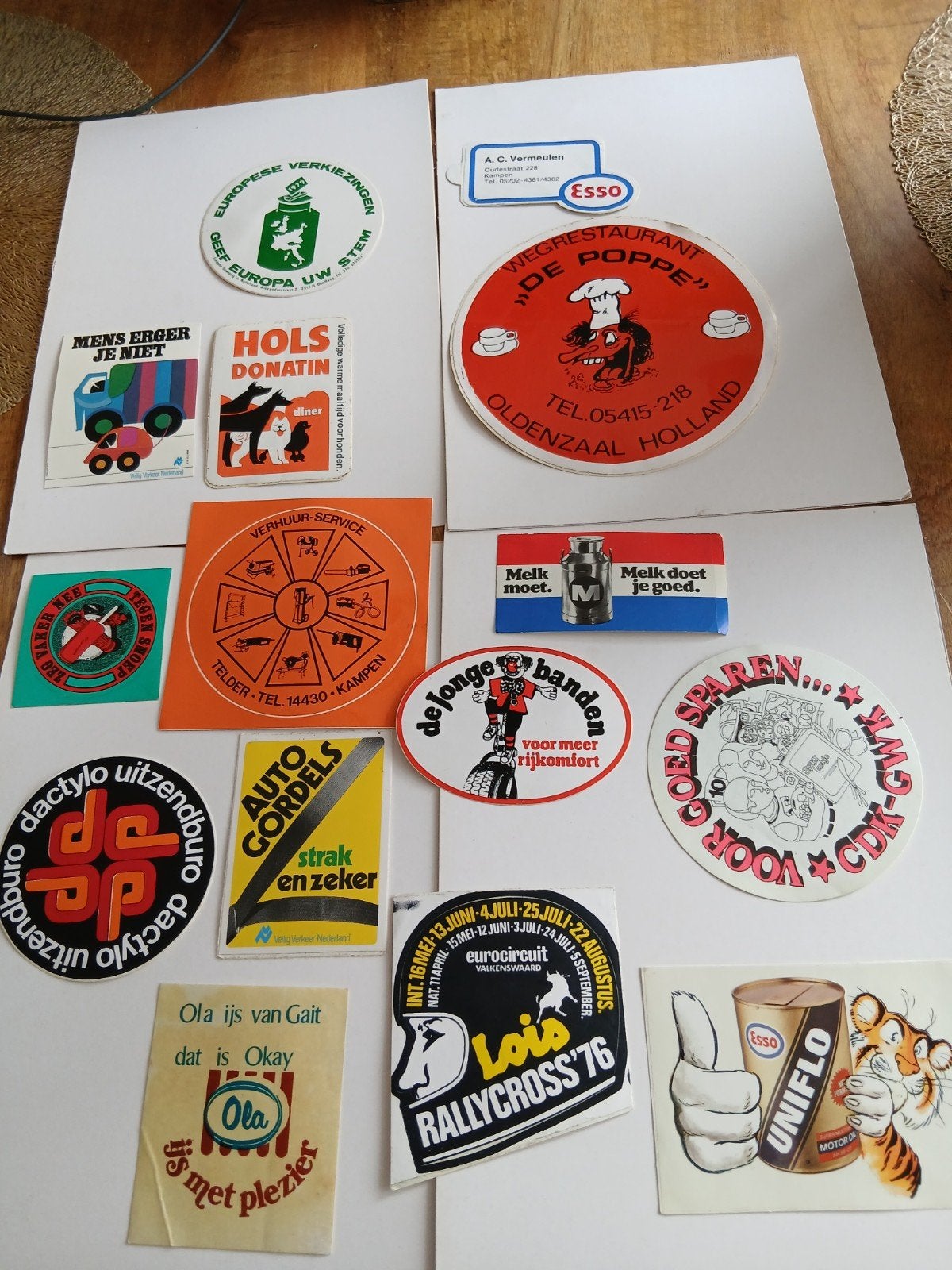 Stickers vintage 1, Verzamelen, Ophalen of Verzenden, Zo goed als nieuw
