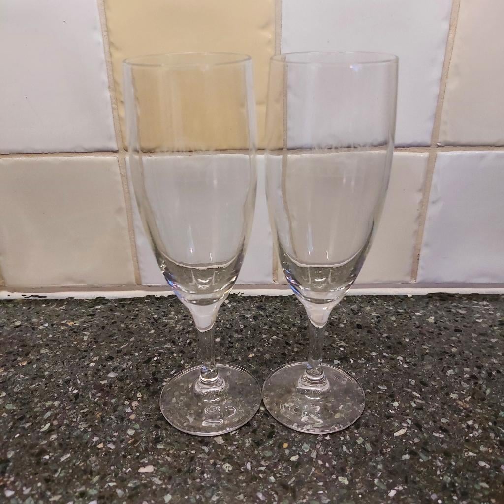 Crodino glazen - 2 stuks, Ophalen of Verzenden, Zo goed als nieuw, Overige typen