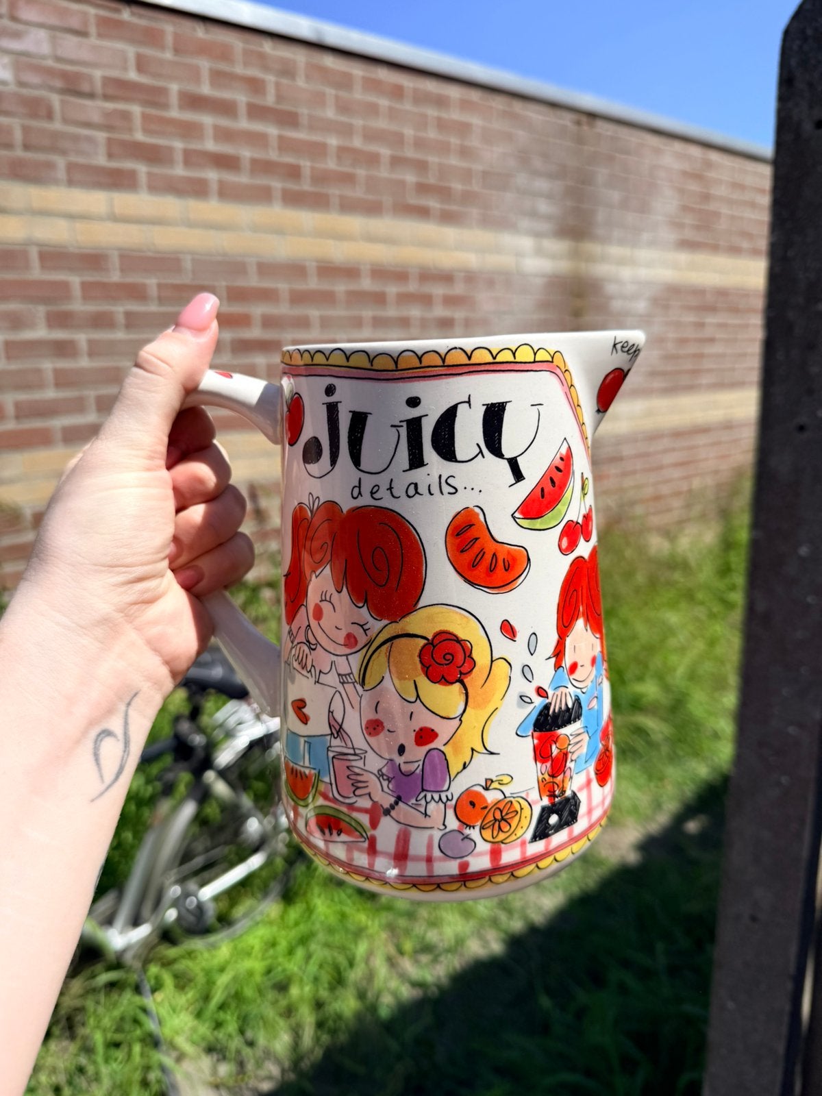 Waterkan blond amsterdam, Ophalen, Zo goed als nieuw, Aardewerk
