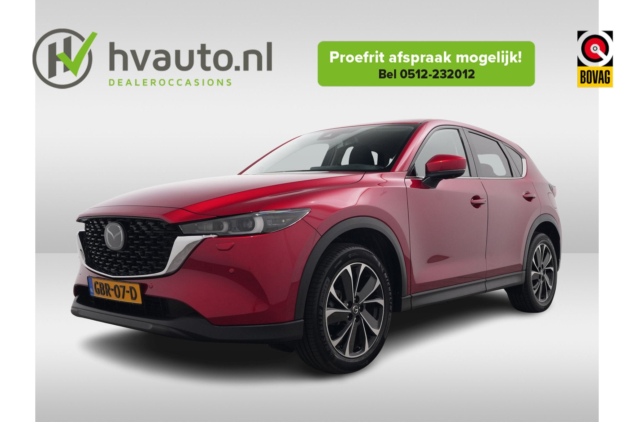 Mazda CX-5 2.5 SKYACTIV-G 195PK LUXURY | Camera 360 | Trekha, Stof, Gebruikt, 4 cilinders, 2000 kg