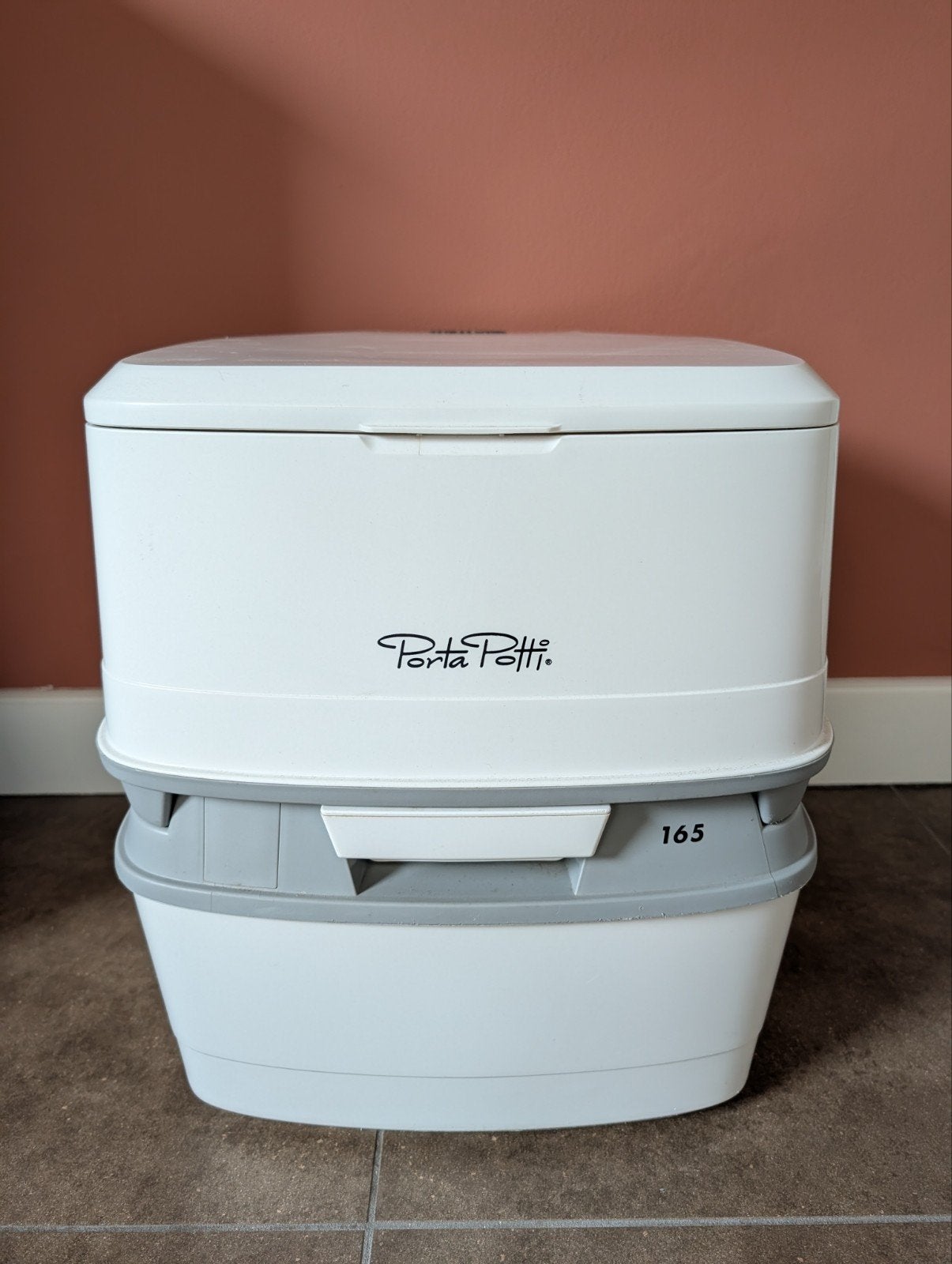 Thetford Porta Potti 165 draagbaar toilet, Ophalen of Verzenden, Zo goed als nieuw