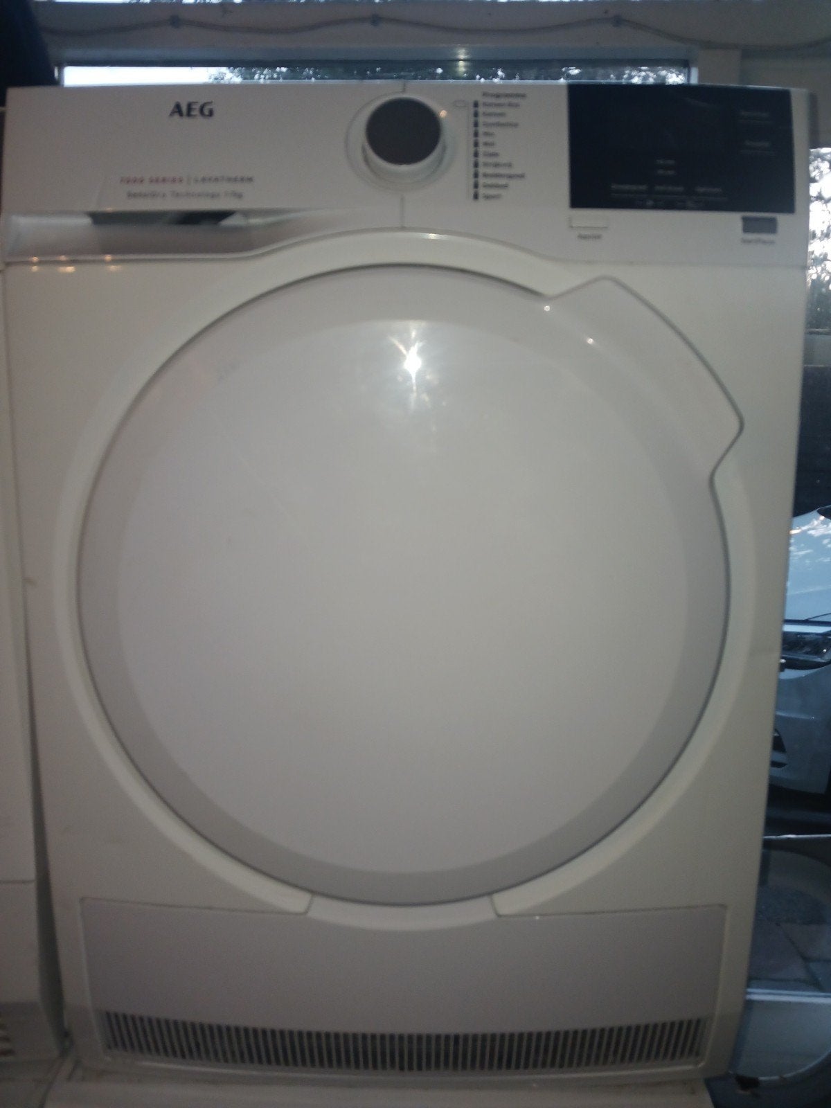 AEG 7000 Series warmtepompdroger 7KG ( met garantie ), 6 tot 8 kg, Ophalen of Verzenden, Zo goed als nieuw, Voorlader