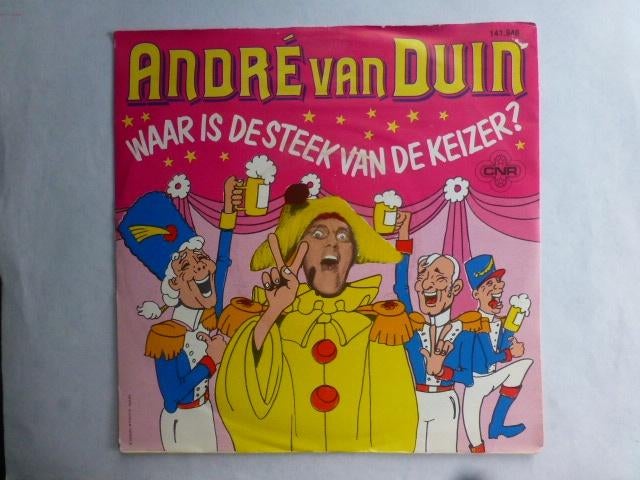 André v Duin. Waar is de steek van de keizer./ Gatzdeladigee, Gebruikt, 7 inch, Single, Ophalen of Verzenden