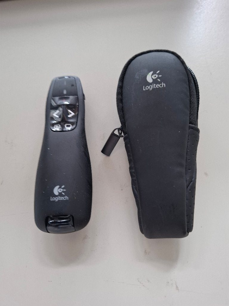 Logitech R 400 draadloze presenter, Computers en Software, Presenters, Ophalen of Verzenden, Zo goed als nieuw, Logitech