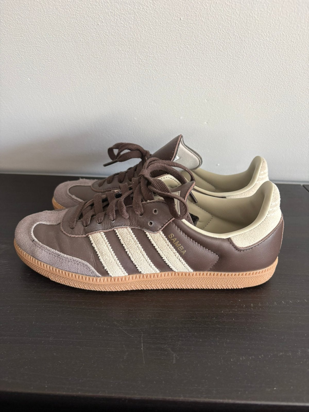 Adidas samba, Bruin, Ophalen of Verzenden, Sneakers of Gympen, Zo goed als nieuw