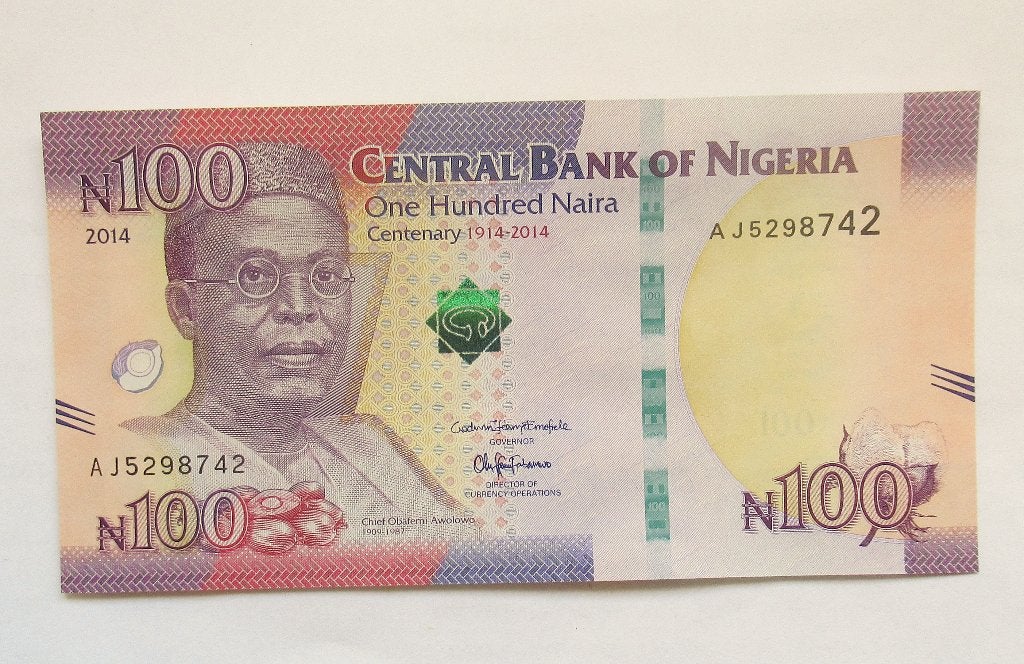 Nigeria 100 Naira 2014, Verzenden, Nigeria
