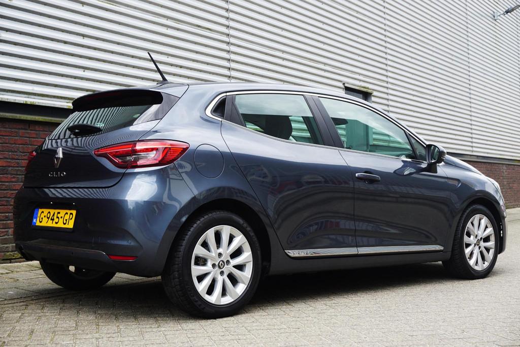 Renault Clio 1.0 TCe Intens/Half leer/Groot navigatie/Carpla, Auto's, Gebruikt, Euro 6, 580 kg, Origineel Nederlands