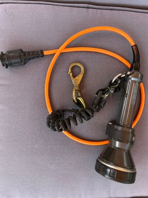 Metalsub duiklamp, Watersport en Boten, Duiken, Ophalen of Verzenden, Gebruikt, Duiklamp