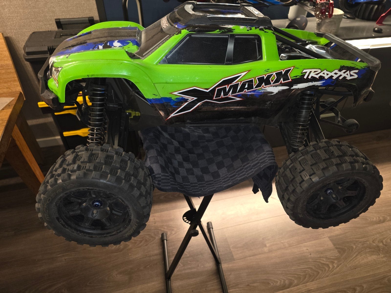 Traxxas X-Maxx 8S met Wide Kit - Monster Truck RC, Hobby en Vrije tijd, Gebruikt, Auto offroad, RTR (Ready to Run), Schaal 1:8