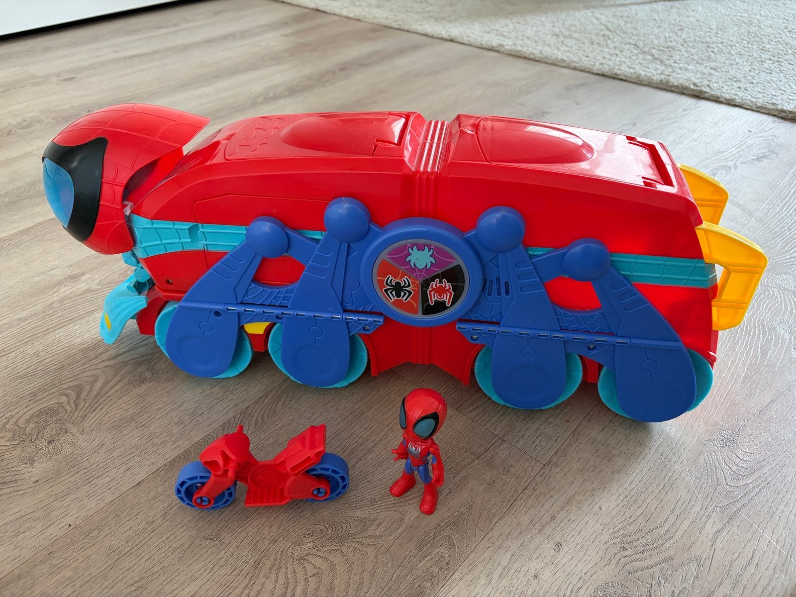 Marvel Spidey Crawler Speelset met Spidey figuur en motor, Ophalen of Verzenden, Gebruikt
