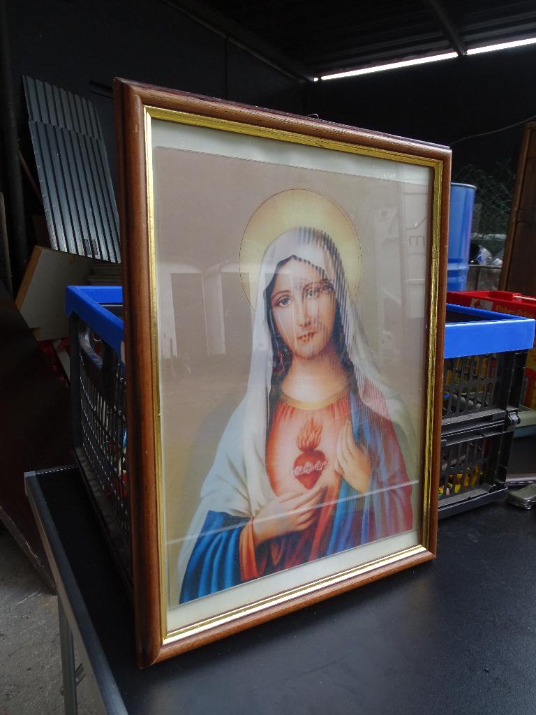 Hologram Jezus en Maria, Ophalen of Verzenden