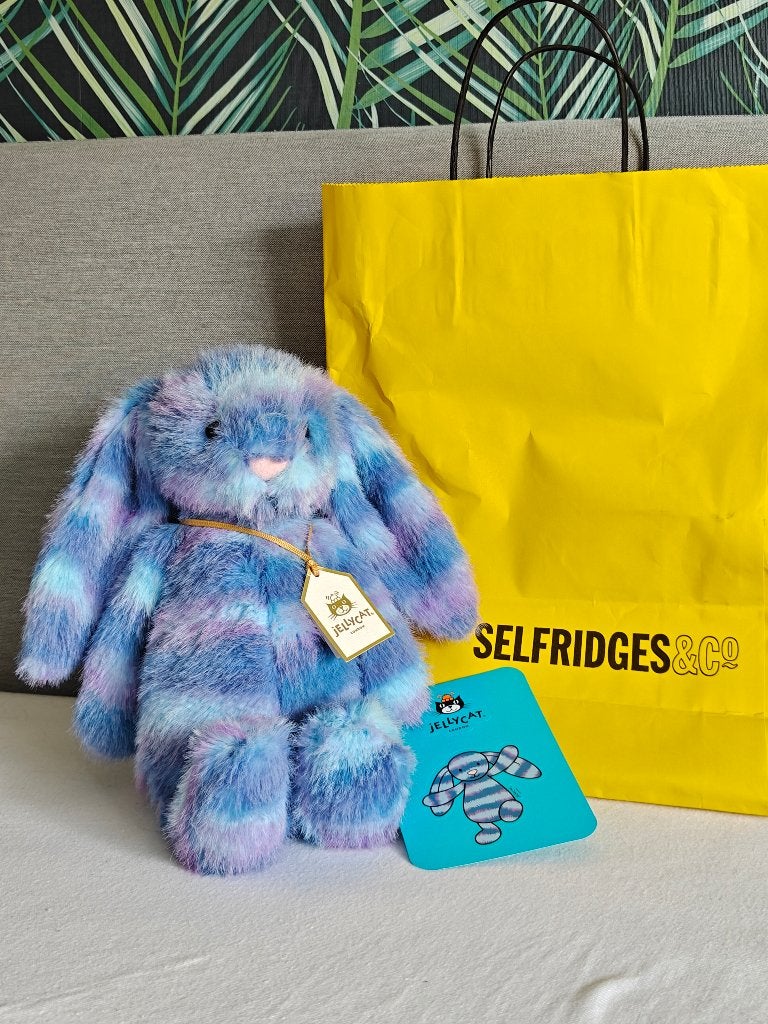 Jellycat Cerulea Luxe Bunny Selfridges London Exclusive, Ophalen of Verzenden, Nieuw, Konijn, Jellycat