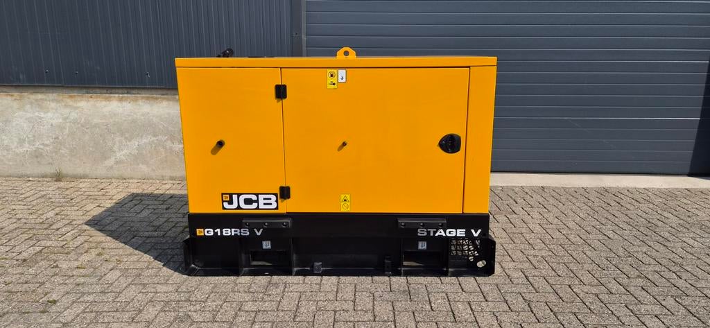 JCB G18RS V Diesel Generator - Stage V, Geluiddempend, Doe-het-zelf en Verbouw, Aggregaten, Ophalen, Dieselolie, Geluidgedempt