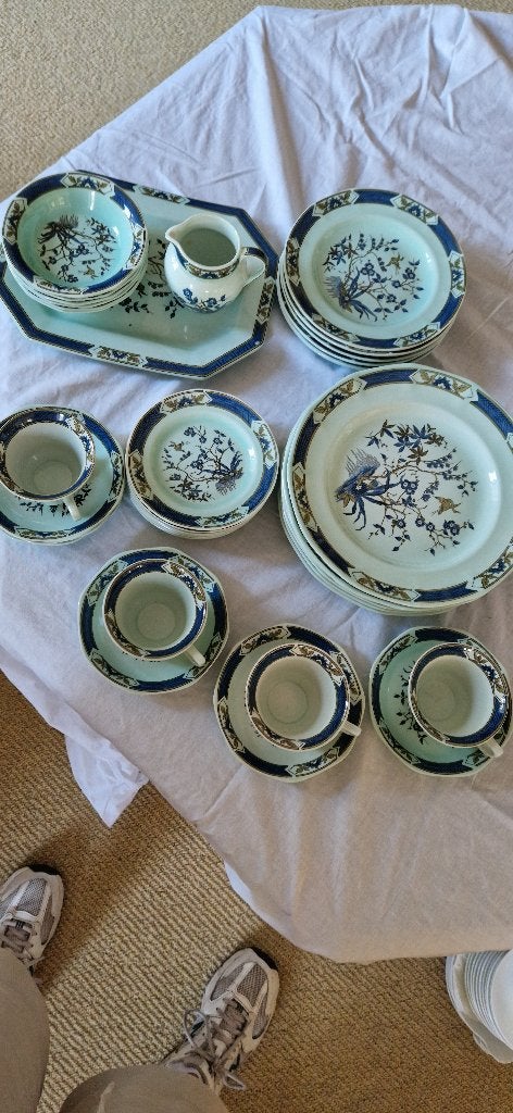 Servies met Aziatisch decor, vintage, Ophalen, Aziatisch, Overige typen, Zo goed als nieuw