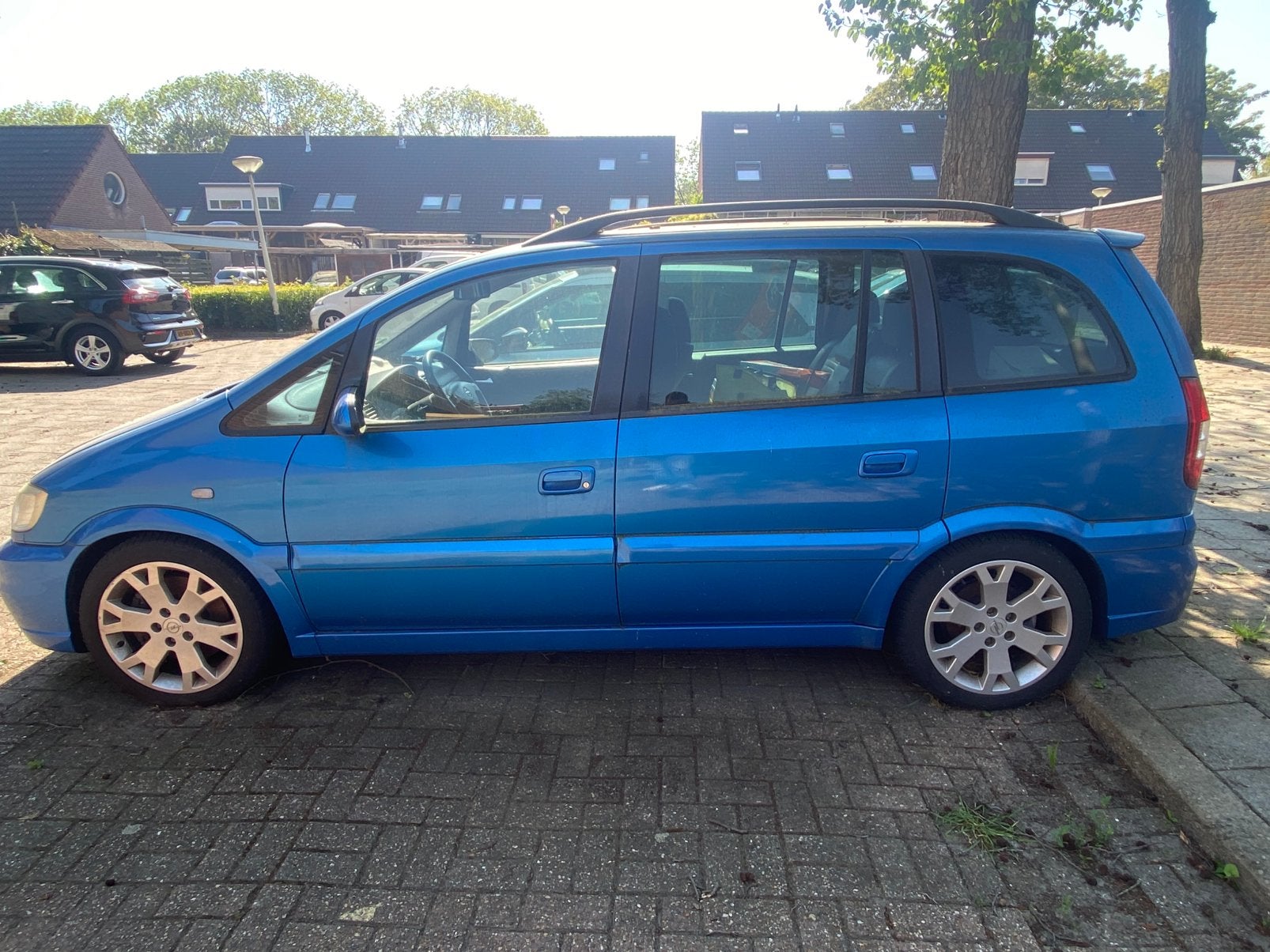 Opel Zafira a OPC 2.0T LEES BESCHRIJVING, Auto's, Opel, Voorwielaandrijving, Trekhaak, Zwart, 4 cilinders