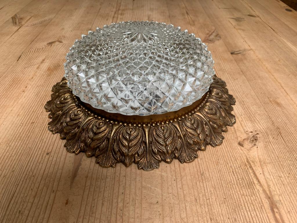Klassieke plafonniere, plafondlamp., Antiek en Kunst, Ophalen