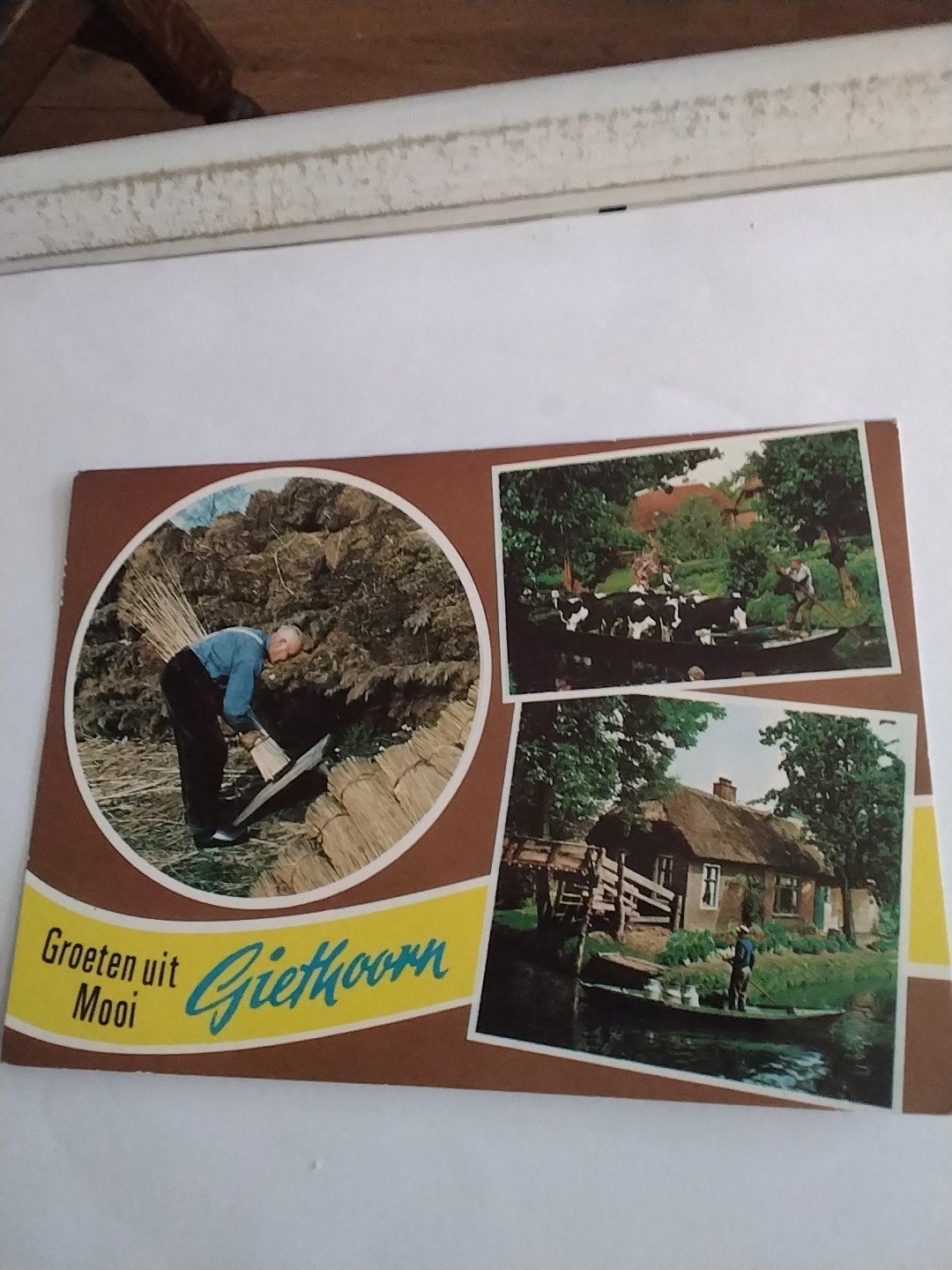 Ansichtkaart Groeten uit Giethoorn - Ongelopen, Ophalen of Verzenden